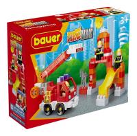 Конструктор Bauer Fireman Пожарная машина и площадка